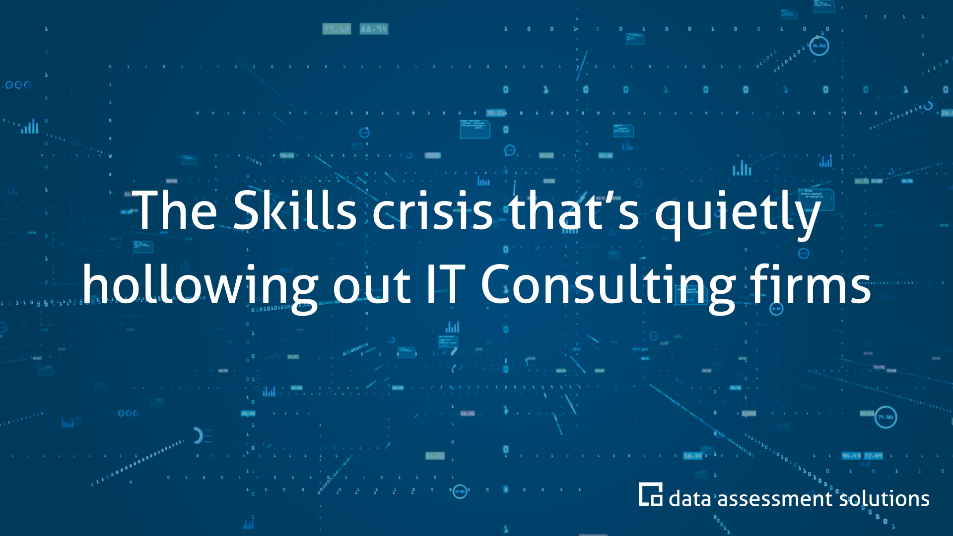 Illustration of the skills crisis quietly hollowing out IT consulting firms as AI shifts which capabilities matter